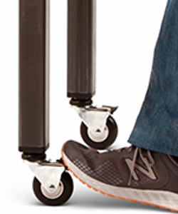 How to Attach Casters to Metal Legs